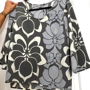 Manuheali’i 3/4 sleeve blouse